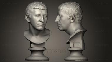 Busts and heads antique and historical (BUSTA_0023) 3D model for CNC machine